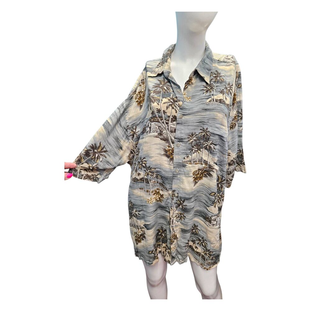 Campia Moda Vintage Hawaiian Shirt Men's Size XXL Vintage